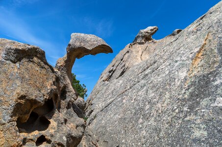 Sky landscape corsica