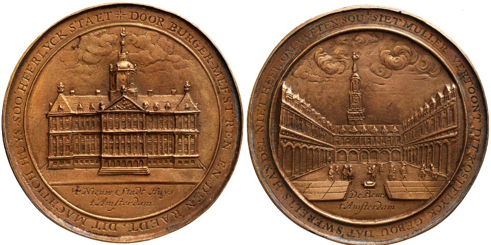 1655, t.g.v de inwijding van het nieuwe stadhuis te Amsterdam, objectnr PA 474