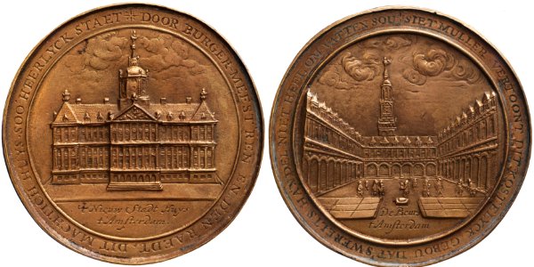 1655, t.g.v de inwijding van het nieuwe stadhuis te Amsterdam, objectnr PA 474