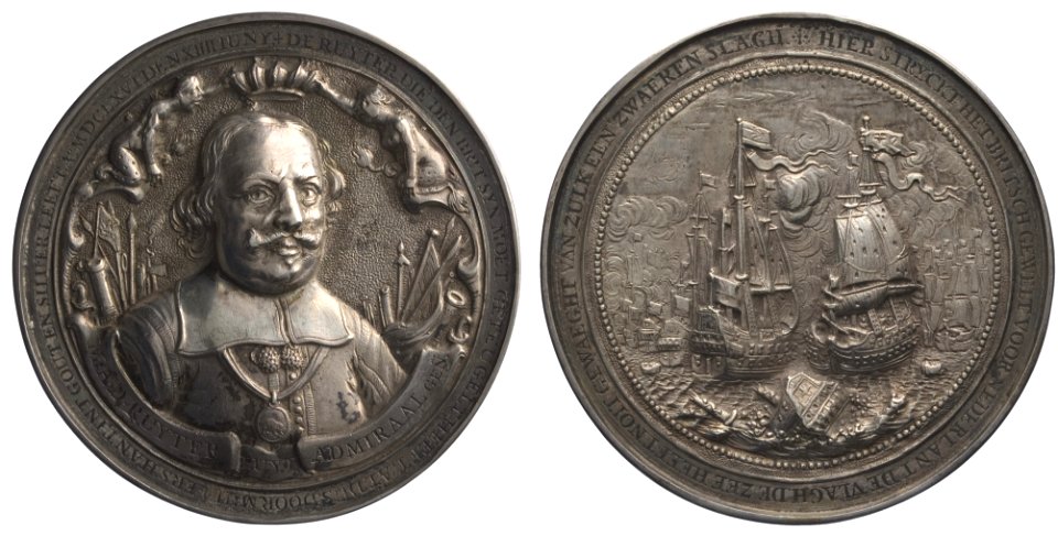 1666, t.g.v. Michiel de Ruyter, de overwinning van de vierdaagse zeeslag, objectnr PB 862