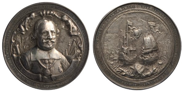 1666, t.g.v. Michiel de Ruyter, de overwinning van de vierdaagse zeeslag, objectnr PB 862