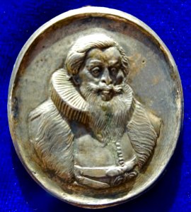 1668 Swiss Baroque Medal Zürich Mayor Johann Waser, obverse