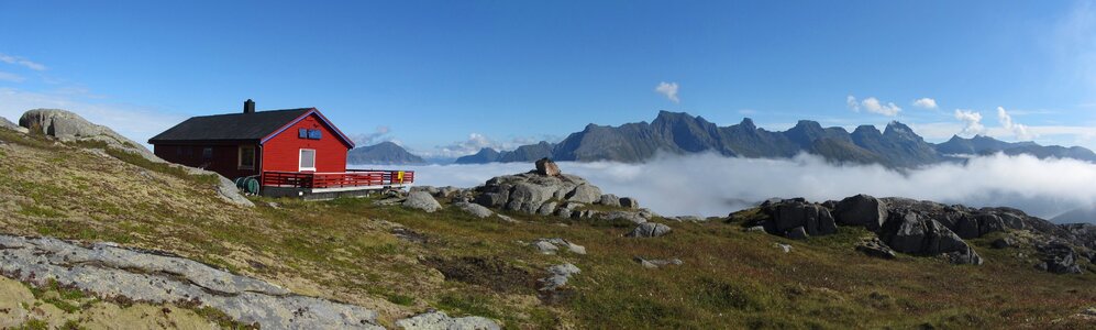 Blue mountains norway photo