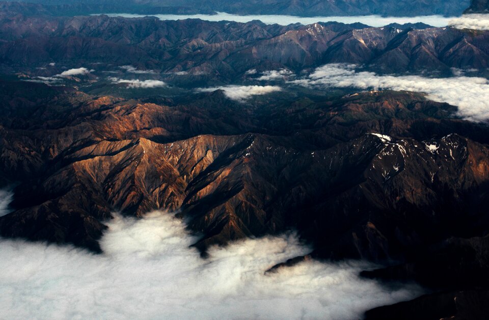 Summit ridge landscape