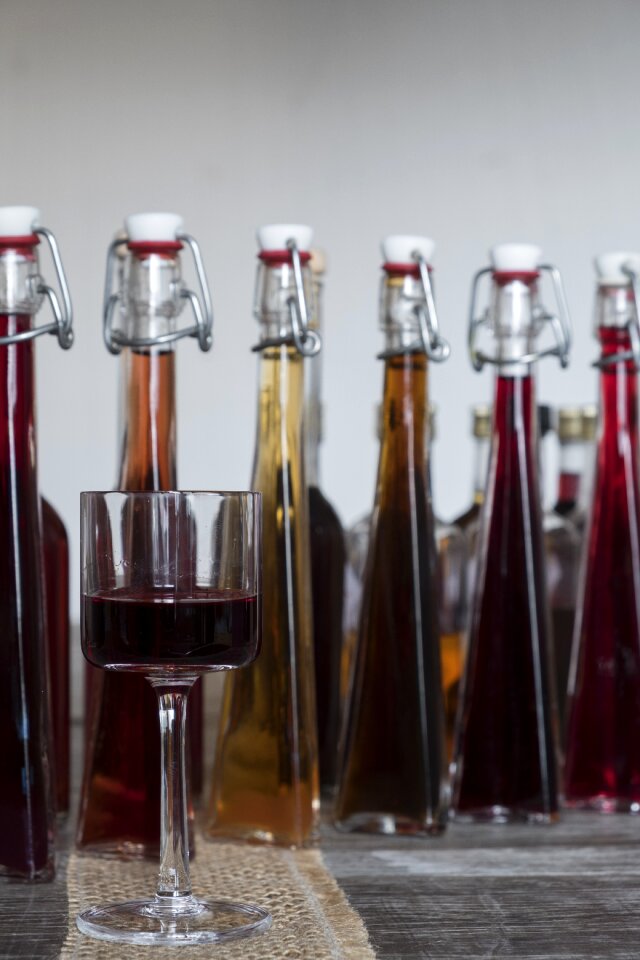 Drink bottles glass