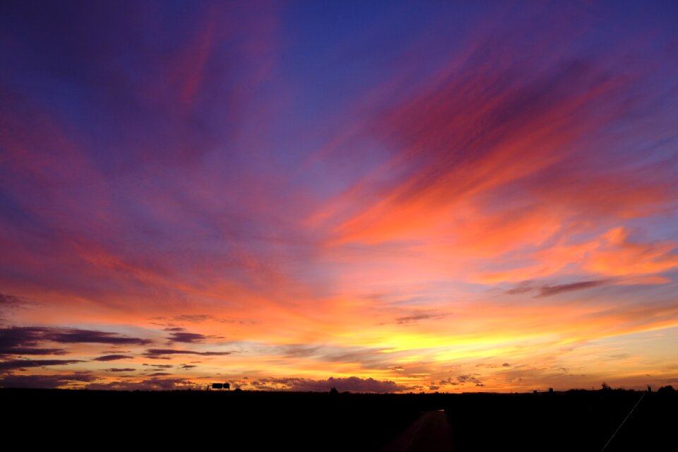 Abendstimmung sun evening sky