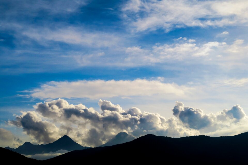 Summit dark silhouette