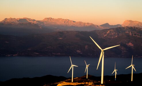 Highland windmill solar photo
