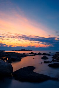 Waters sky corsica photo