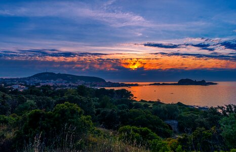 Waters sky corsica