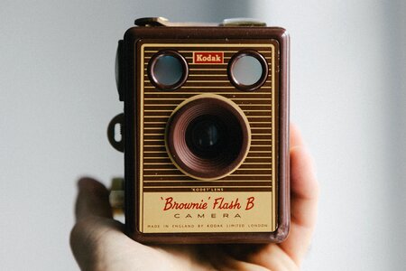 Camera brownie box