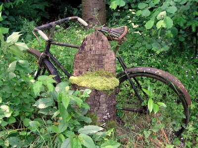 Cycle green bike green old