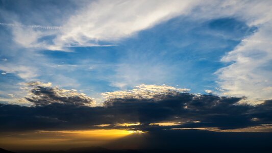 Clouds sunlight sunrise photo