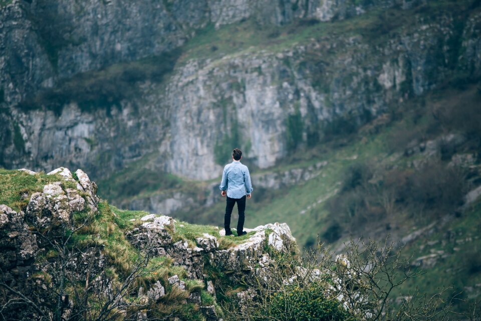 Travel alone adventure photo