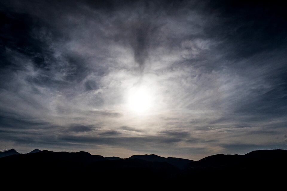 Clouds sky sunset