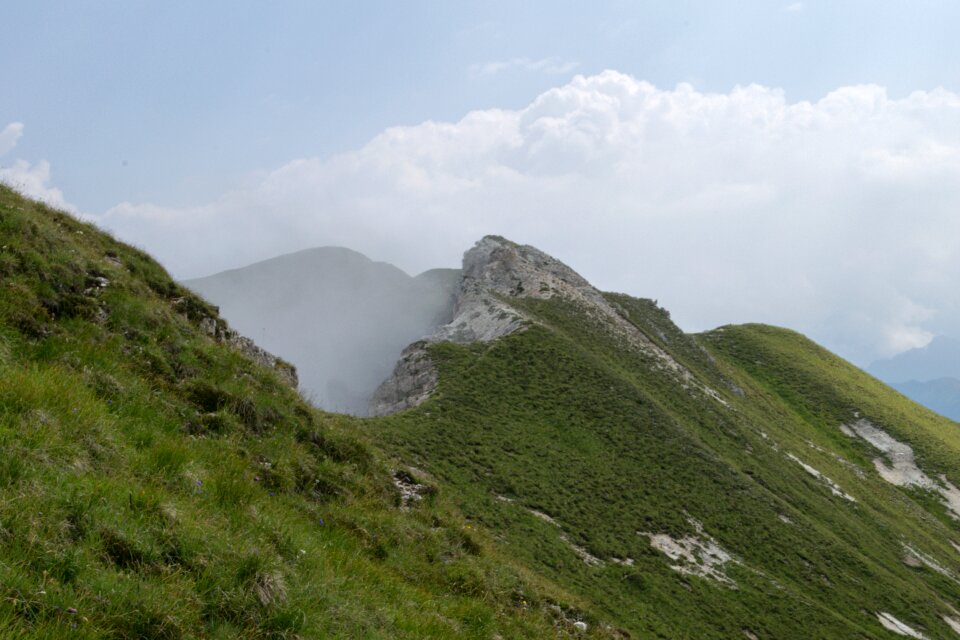 Alpine landscape view