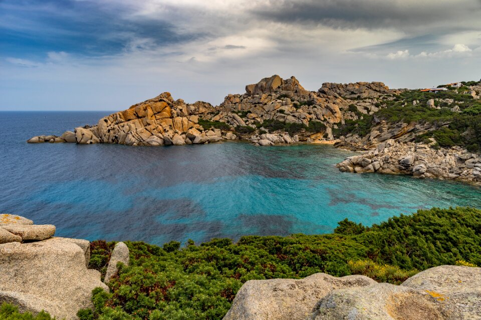 Beach nature corsica photo