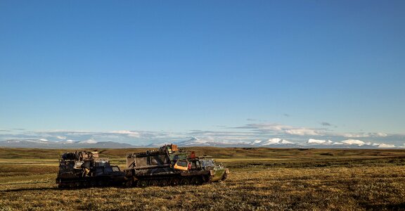 Landscape summer ural mountains