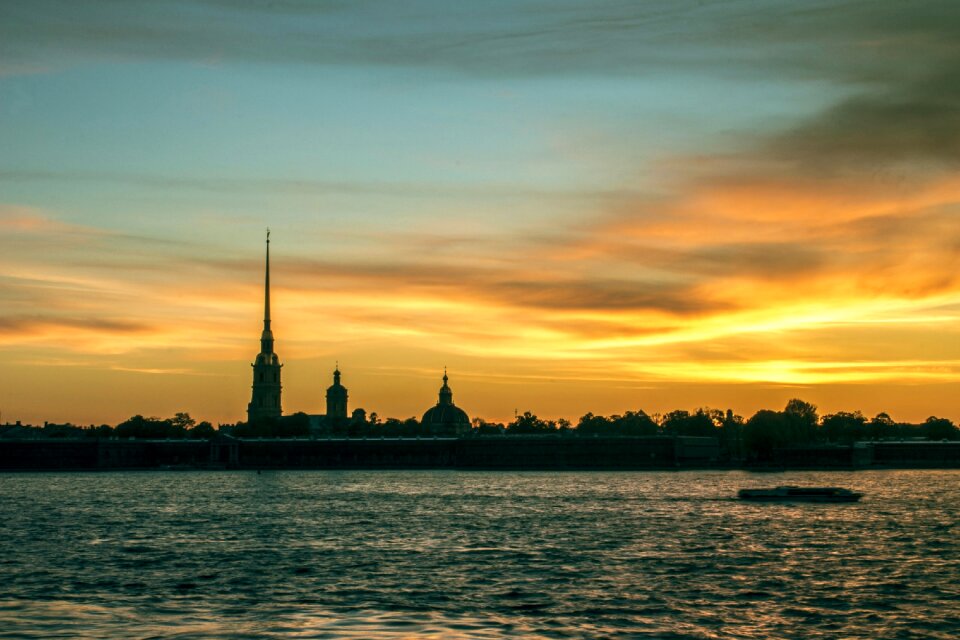 Symbol evening the peter and paul fortress