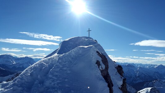 Nature mountain winter photo