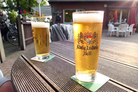 Beer garden draft beer king ludwig