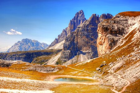 South tyrol alpine alpine panorama