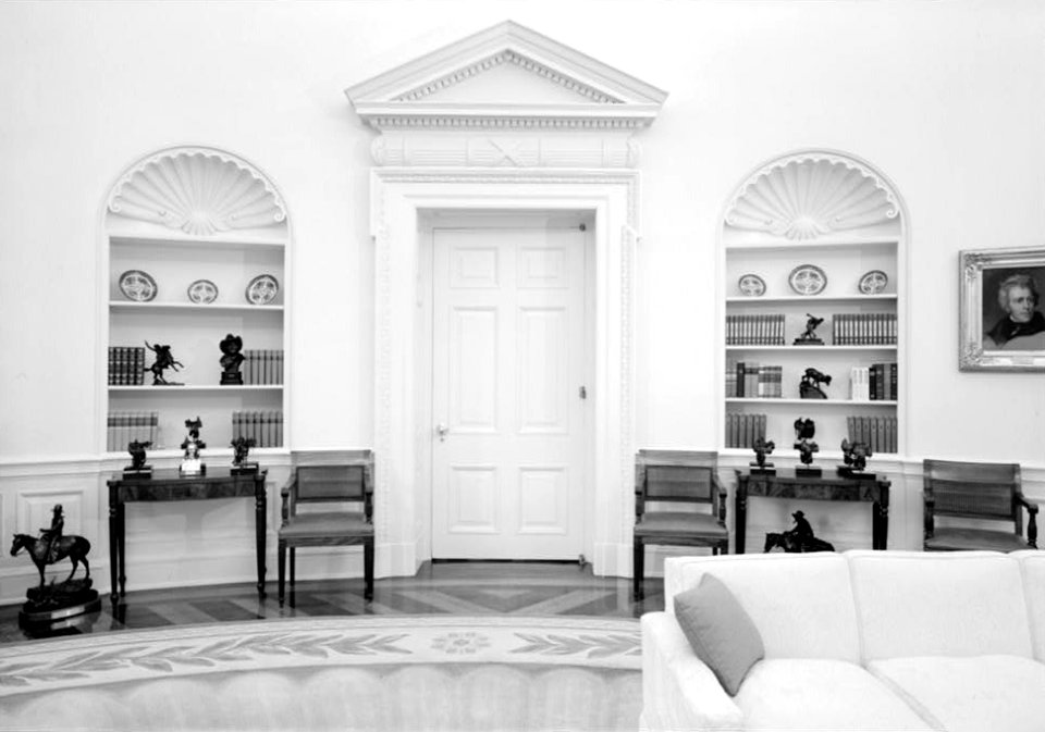 175. Oval Office; View looking West