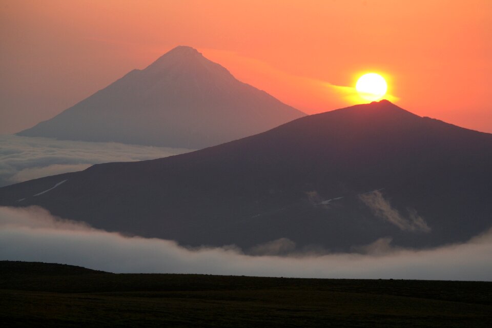 Mountains kamchatka peninsula