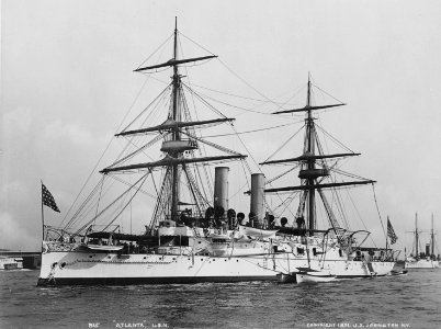 USN Squadron of Evolution USS Atlanta (Protected Cruiser) in 1891 (50118931986)