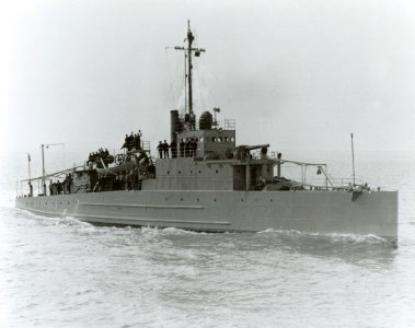 USS Eagle boat (PE-2) during builders trials 1918. (50247660086)