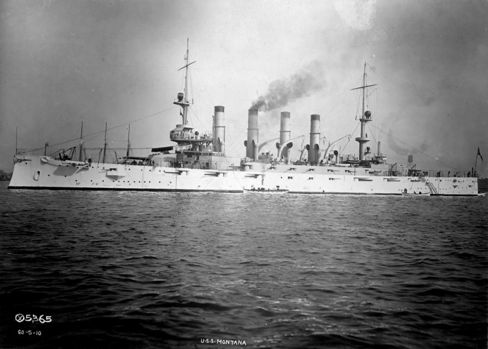 USS Montana (ACR-13) circa 1908 (49978828096)
