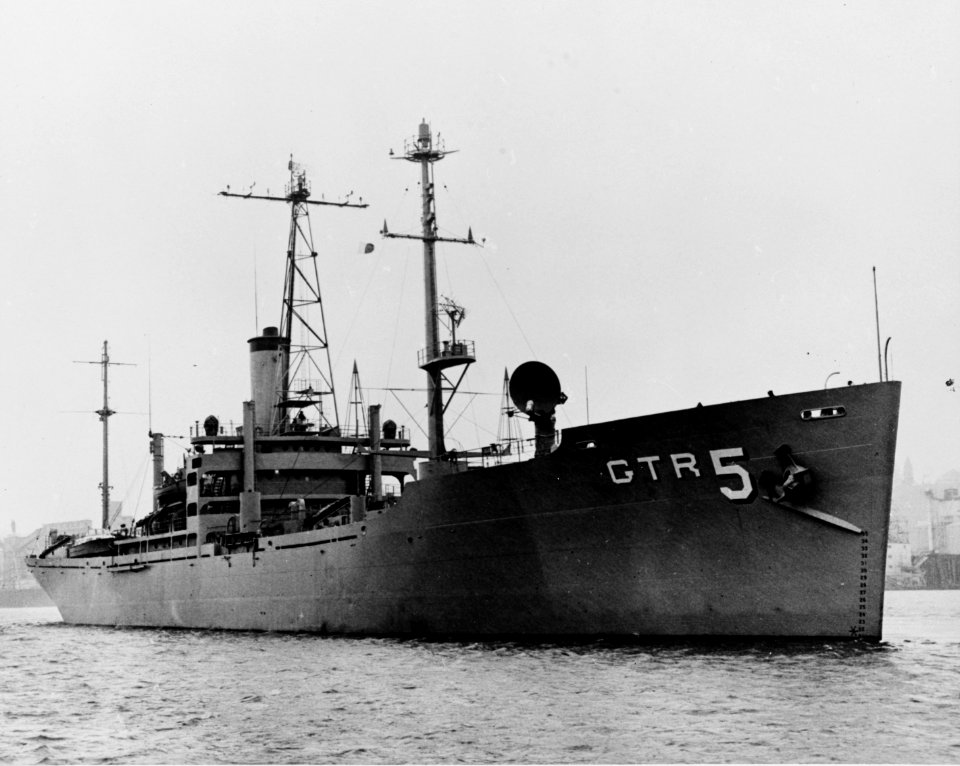 USS Liberty (AGTR-5) in 1966. (50344075463)