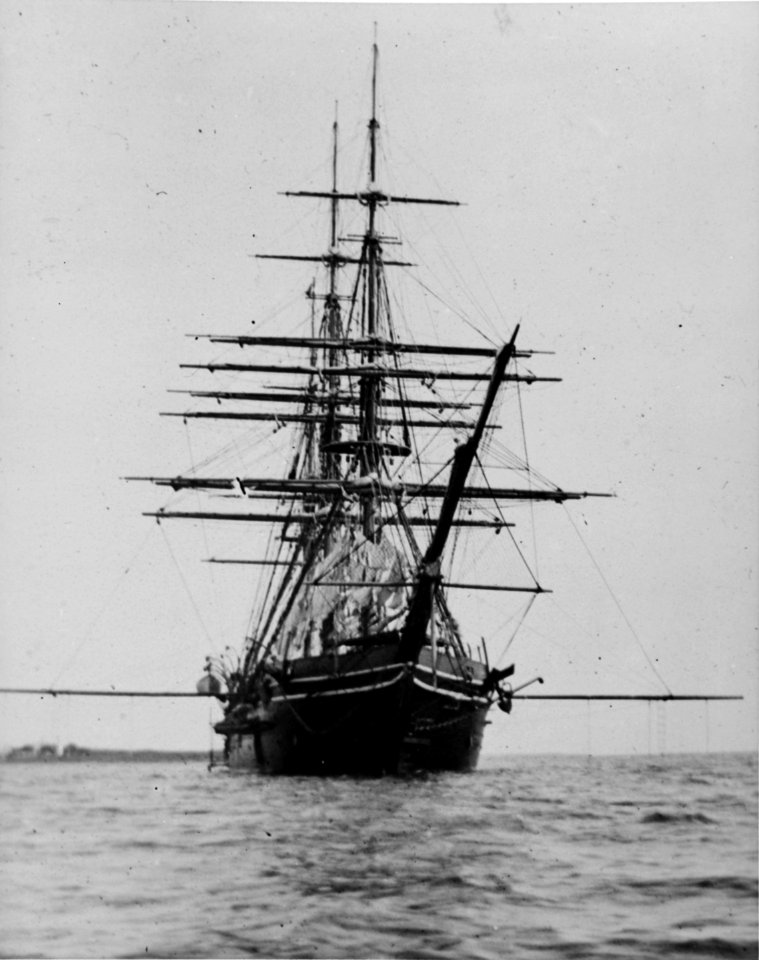 USS Portsmouth (1843-1915) taken in the 1890s (50243740228)