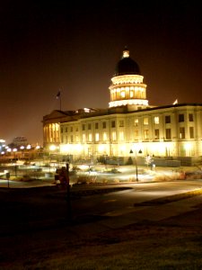 Utah State Capitol grounds, Thanksgiving evening - November 2008 - by Brandon Evershed (49) (17712018603)