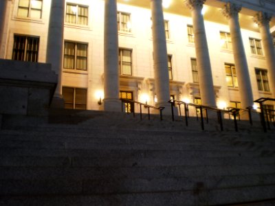 Utah State Capitol grounds, Thanksgiving evening - November 2008 - by Brandon Evershed (24) (18329103192)