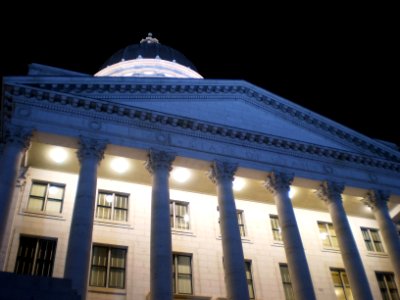 Utah State Capitol grounds, Thanksgiving evening - November 2008 - by Brandon Evershed (25) (18329090552)