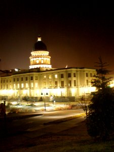 Utah State Capitol grounds, Thanksgiving evening - November 2008 - by Brandon Evershed (50) (17712002903)