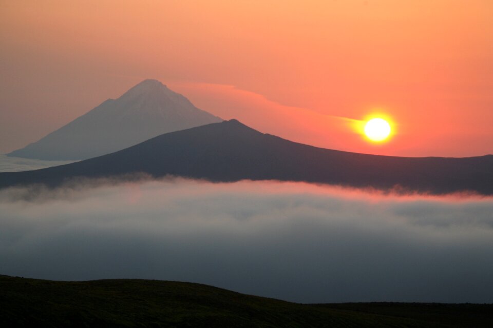Mountains kamchatka peninsula