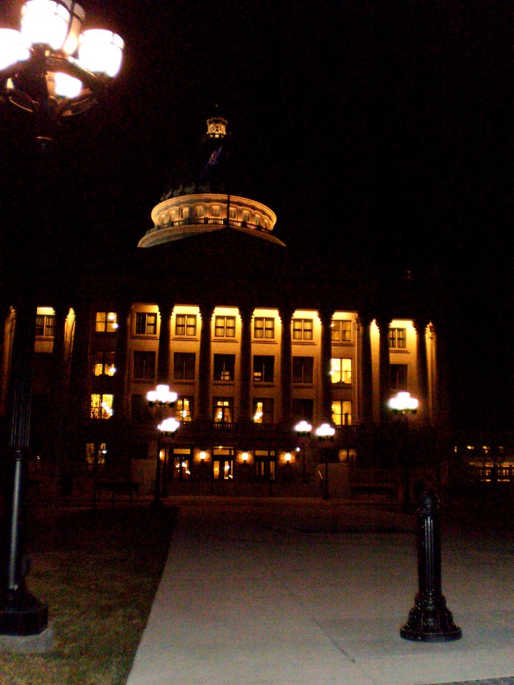 Utah State Capitol grounds, Thanksgiving evening - November 2008 - by Brandon Evershed (51) (18332649175)