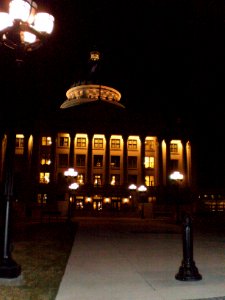 Utah State Capitol grounds, Thanksgiving evening - November 2008 - by Brandon Evershed (51) (18332649175)