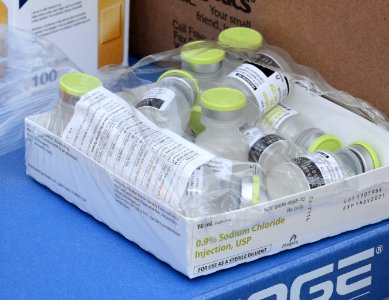 Vials with diluent