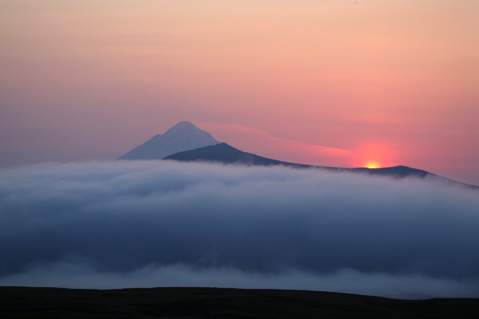 Mountains kamchatka peninsula