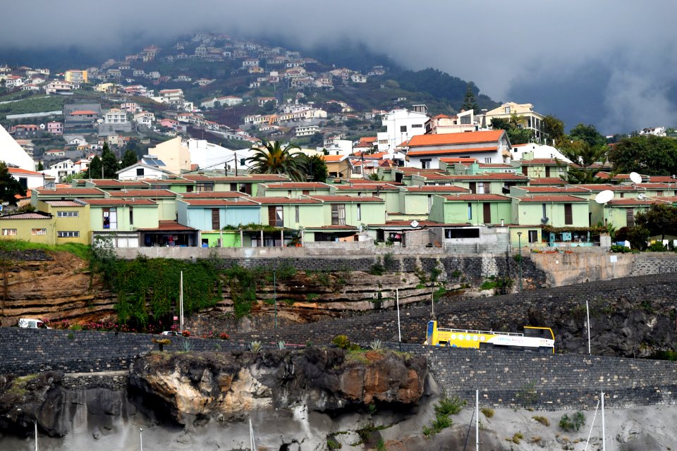 While we were in Funchal, Madeira, we went on a dolphin and whale watching trip on a catamaran. There were dolphins, out there but we missed them, we did see pilot whales. (31262753627)