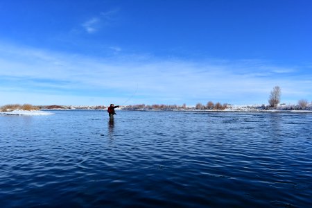 Winter time flyfishing at Seedskadee National Wildlife Refuge (49485116762)