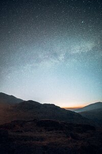 Sky stars landscape