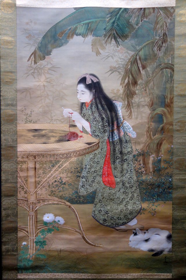 Autumn Garden by Terasaki Kogyo (1866-1919), 1899, color on silk - Tokyo National Museum - DSC05547
