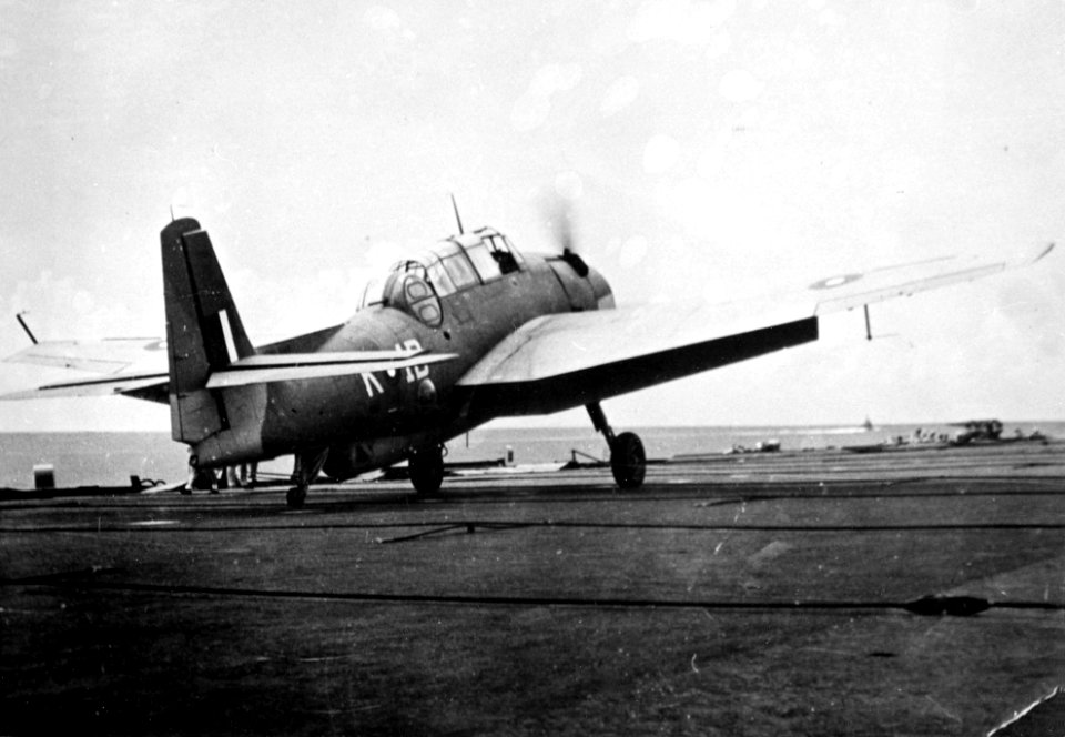 Avenger 832 Squadron RN on carrier