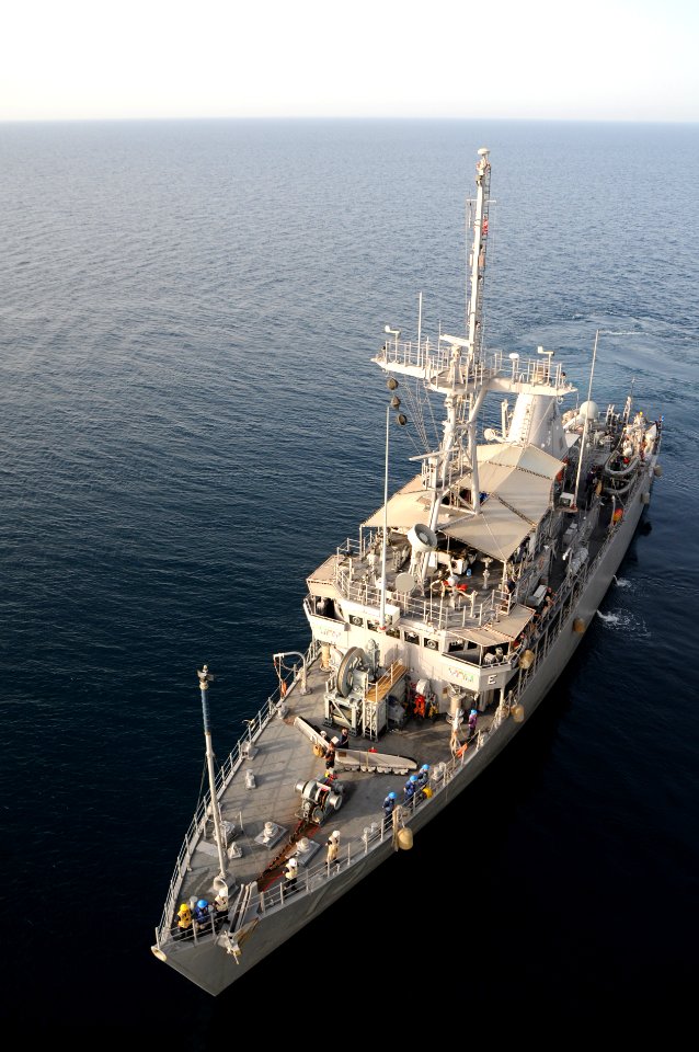 Avenger-class mine countermeasures ship USS Dextrous (MCM-13)