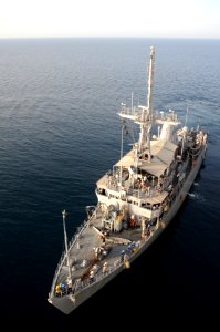 Avenger-class mine countermeasures ship USS Dextrous (MCM-13)