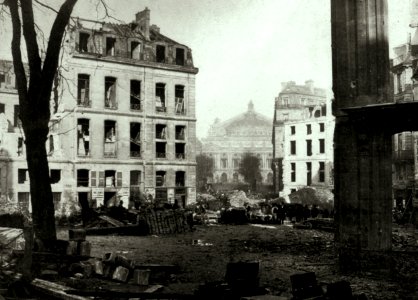 Avenue de l'Opéra - demolition